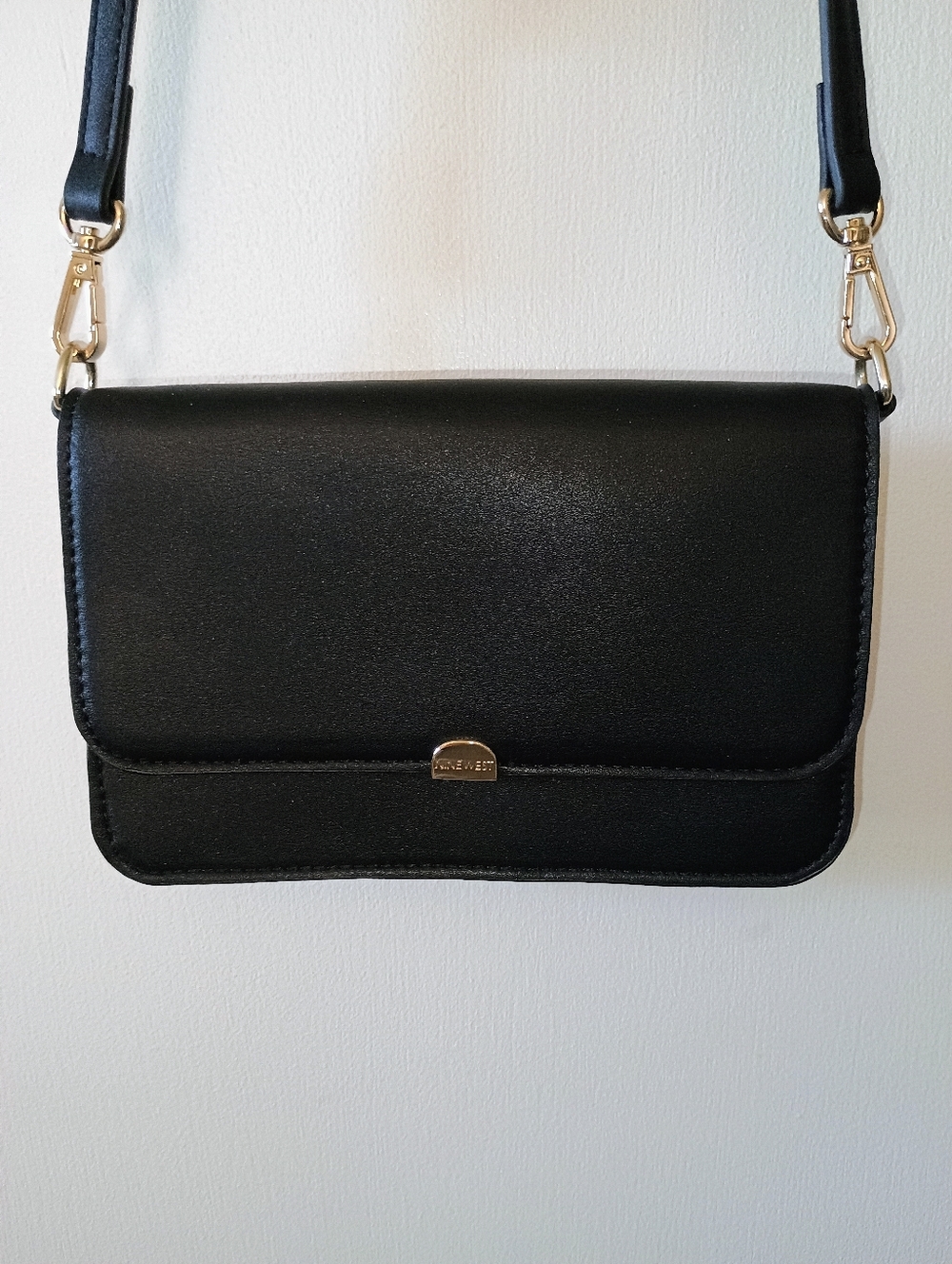 Nine West Black Crossbody Bag with Zip Pocket